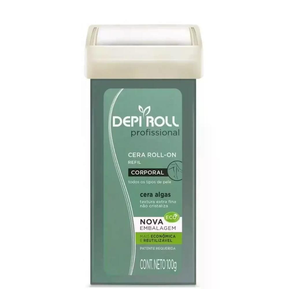 Encontraproduto.com.br - Depiroll Clássico Cera Corporal Refil Rollon 100g