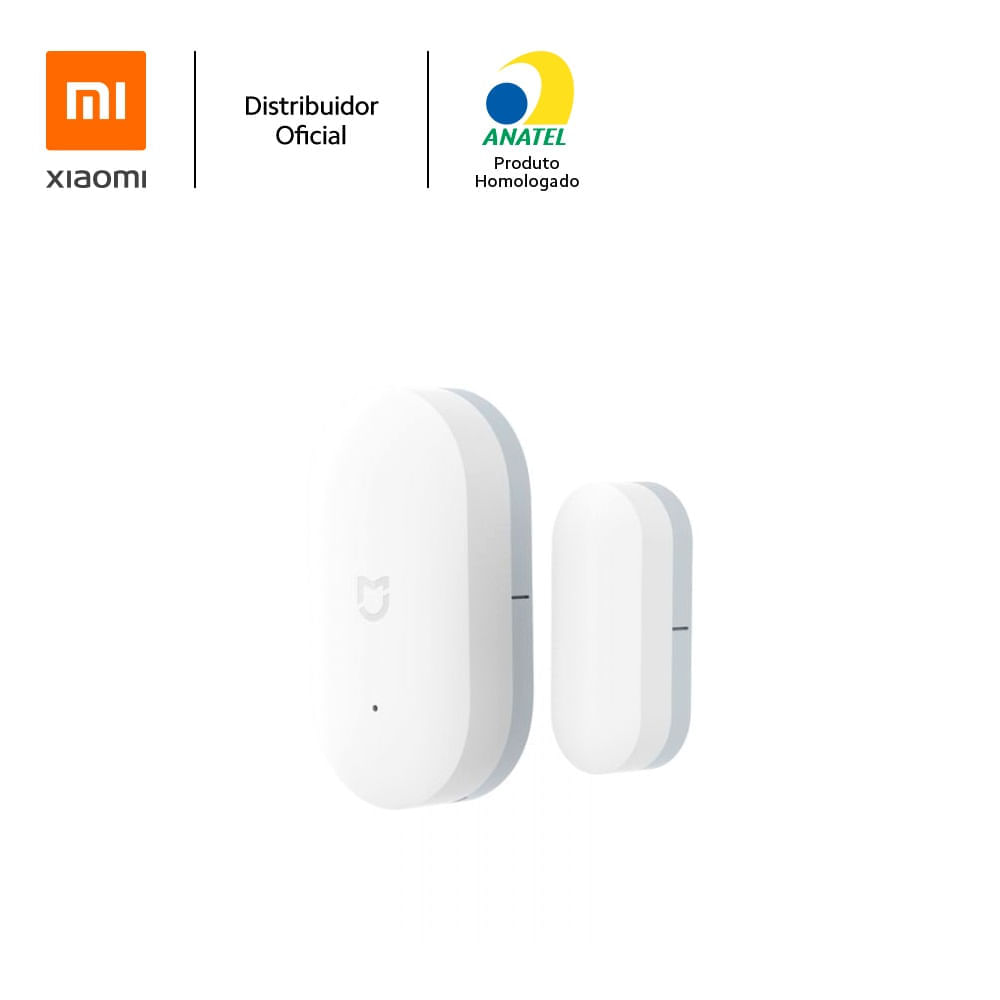 Encontraproduto.com.br - Kit Smart Home com Sensores Inteligentes 2 Xiaomi App Mi Home WiFi Bluetooth ZigBee Branco
