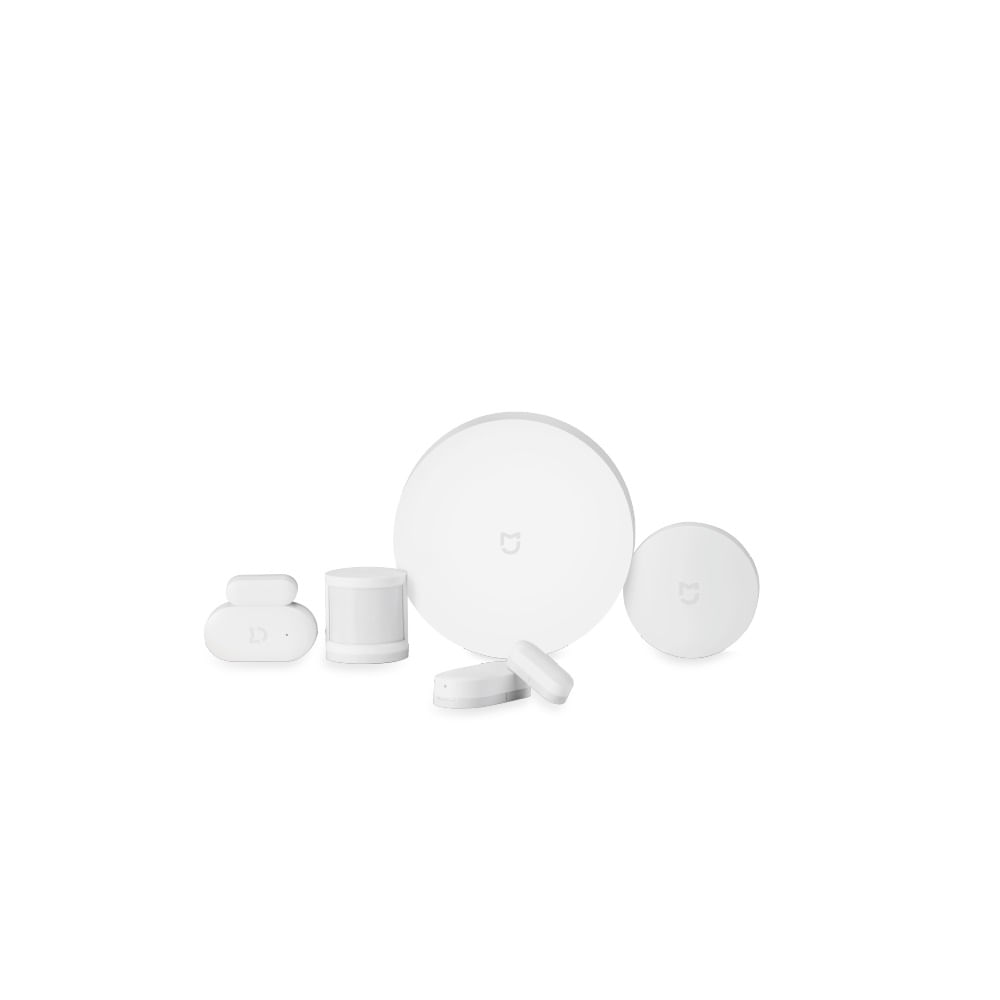 Encontraproduto.com.br - Kit Smart Home com Sensores Inteligentes 2 Xiaomi App Mi Home WiFi Bluetooth ZigBee Branco