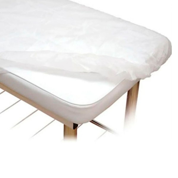 Encontraproduto.com.br - Lençol Descartável Com Elástico Hndesc Branco 2,0mx0,9m 10 Unidades