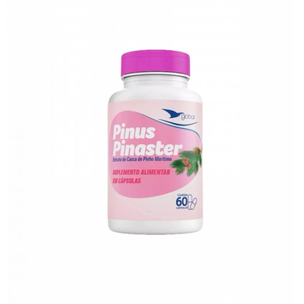 Encontraproduto.com.br - Pinus Pinaster - 60 Cápsulas - Global Suplementos