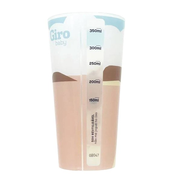 Encontraproduto.com.br - Copo Infantil Com Tampa Eco Canguru 400ml - Giro Baby