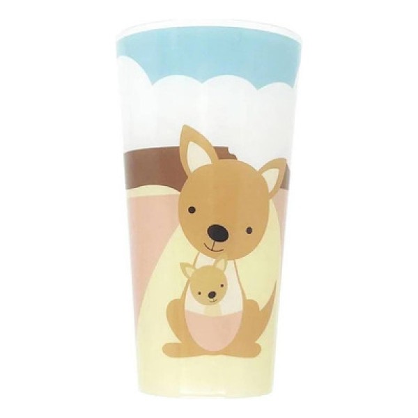 Encontraproduto.com.br - Copo Infantil Com Tampa Eco Canguru 400ml - Giro Baby