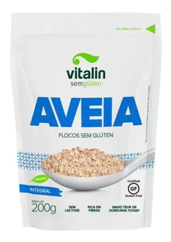 Vitalin Flocos Aveia Grosso Integral s/glúten 200g