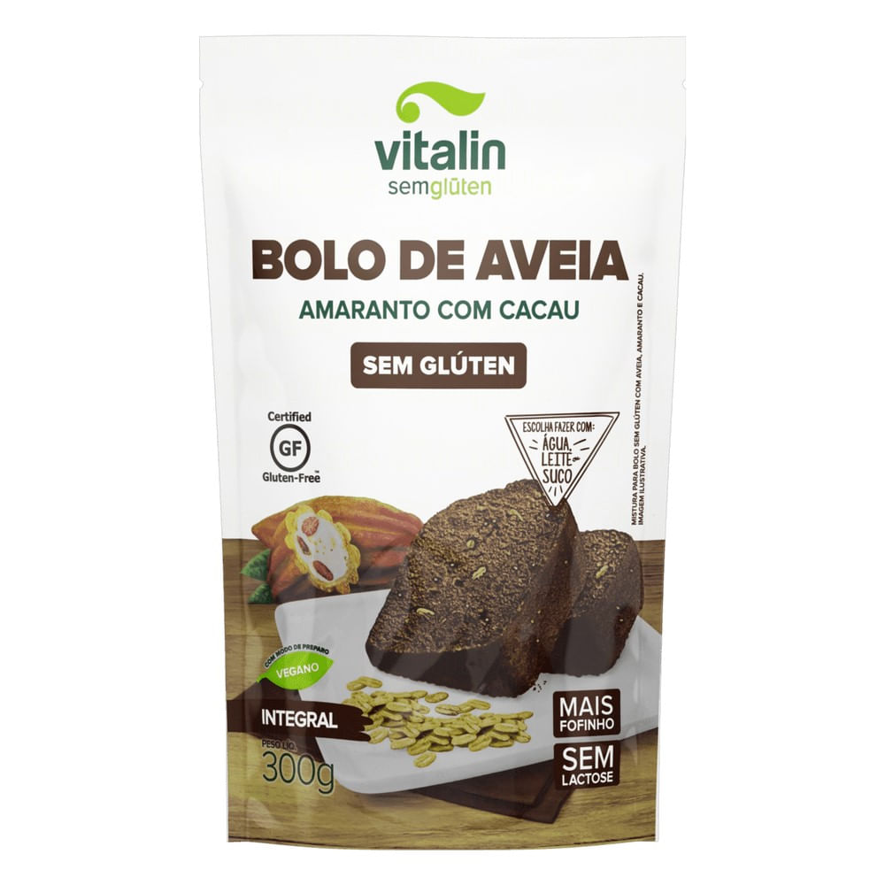 Encontraproduto.com.br - Mistura para Bolo Vitalin Integral Amaranto com Cacau 300g