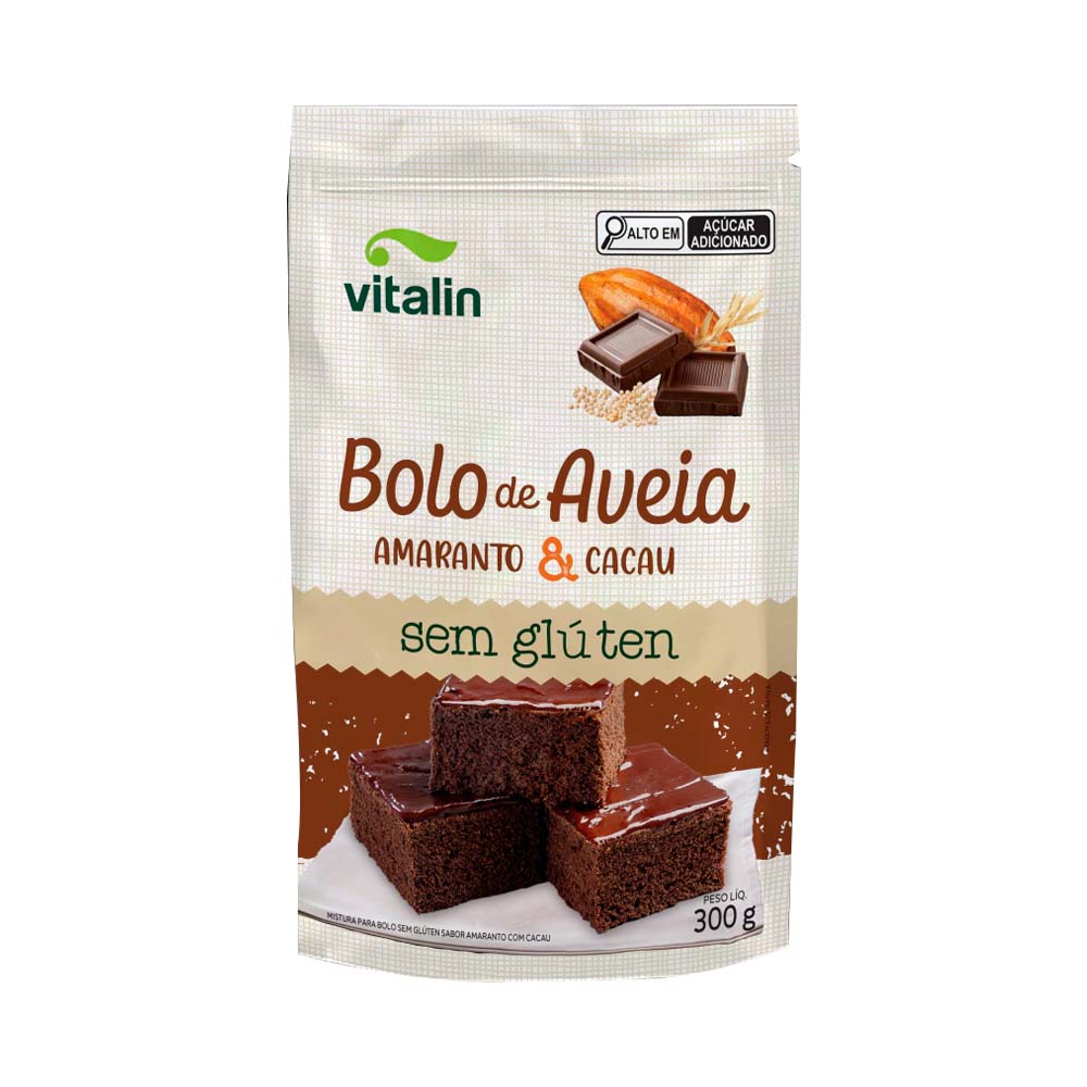 Encontraproduto.com.br - Mistura para Bolo Vitalin Integral Amaranto com Cacau 300g