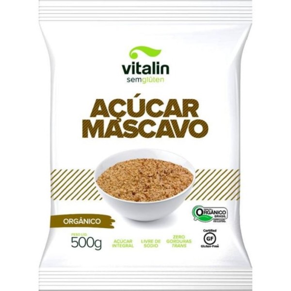 Encontraproduto.com.br - Açúcar Mascavo Vitalin Orgânico Sem Glúten 500g