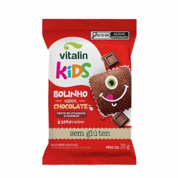 Bolinho Vitalin Kids Chocolate 30g