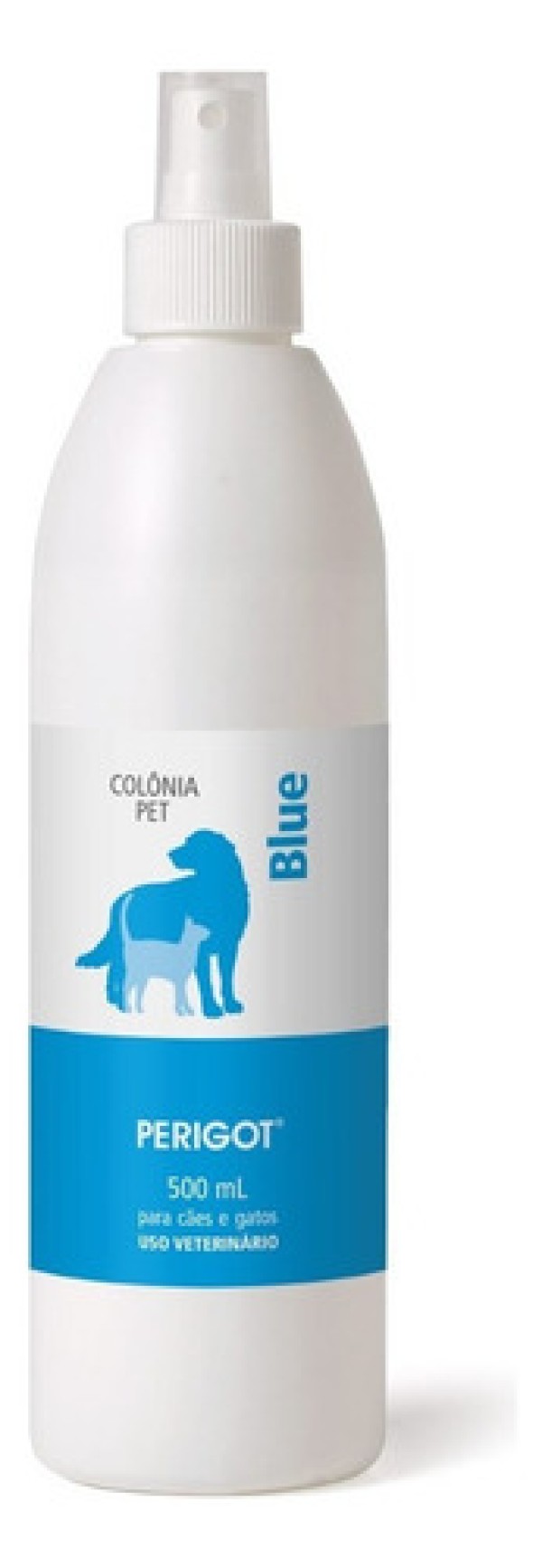 Perfume Colônia Pet Blue Perigot 500ml Banho Tosa Cães Gatos