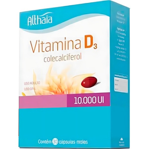 Encontraproduto.com.br - Vitamina D 10.000UI Althaia 30 Cápsulas