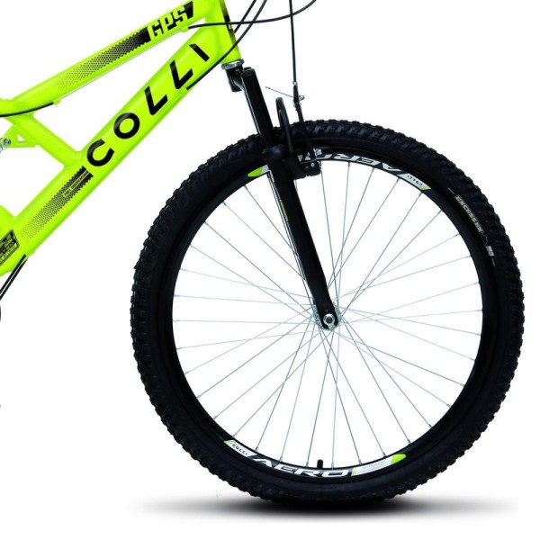 Encontraproduto.com.br - Bicicleta Esportiva 14813D Aro 26 Dupla Suspensão Colli