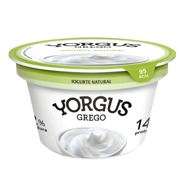Encontraproduto.com.br - Iogurte Yorgus Grego 2% de Gordura Natural Desnatado Pote 130 g
