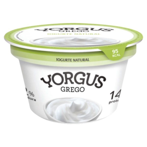 Encontraproduto.com.br - Iogurte Yorgus Grego 2% de Gordura Natural Desnatado Pote 130 g