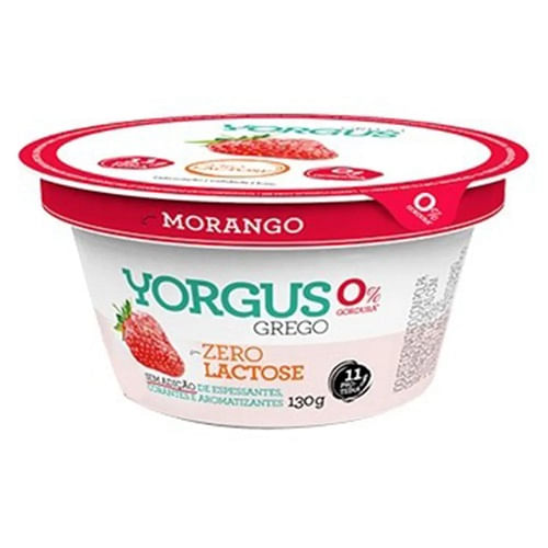 Encontraproduto.com.br - Iogurte Yorgus Zero Lactose Morango 130g