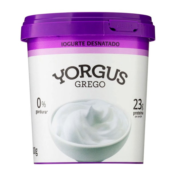 Encontraproduto.com.br - Iogurte Yorgus Grego Desnatado 500g