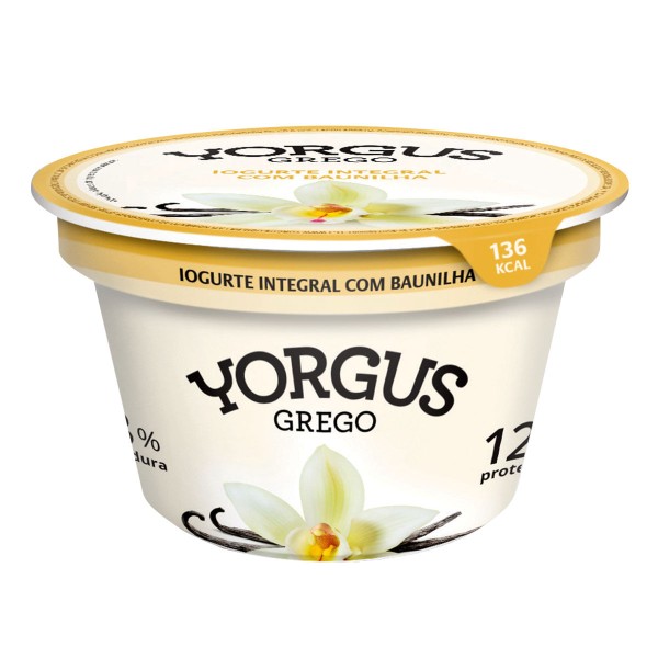 Encontraproduto.com.br - Iogurte Yorgus Grego Integral Baunilha 130g