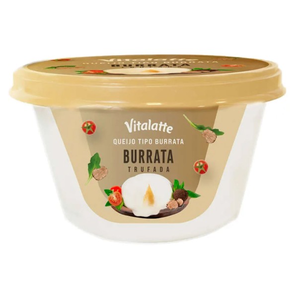 Queijo Burrata Trufada Vitalatte 130g