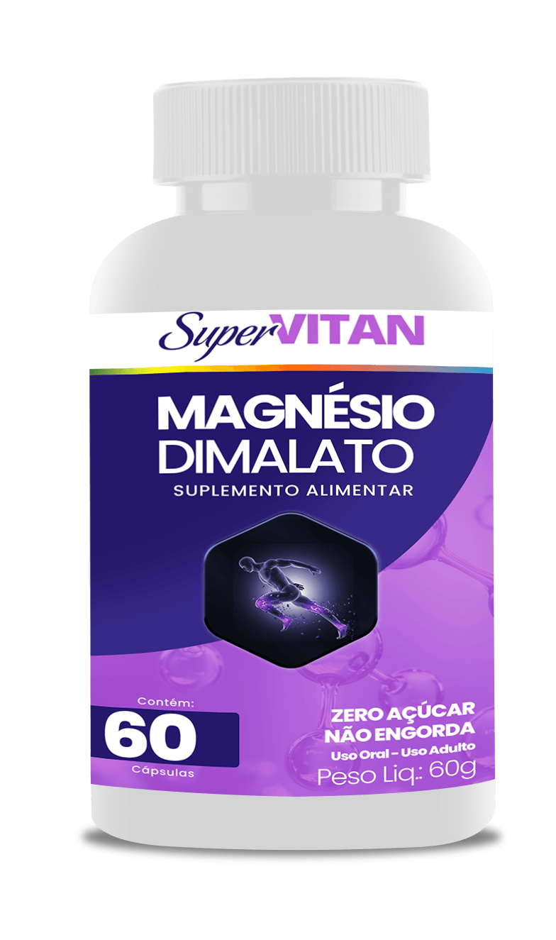 Supervitan Magnésio Dimalato - 60 Cápsulas