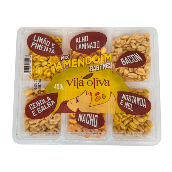 Encontraproduto.com.br - Mista de Amendoim com Azeite de Oliva 400 Gramas.
