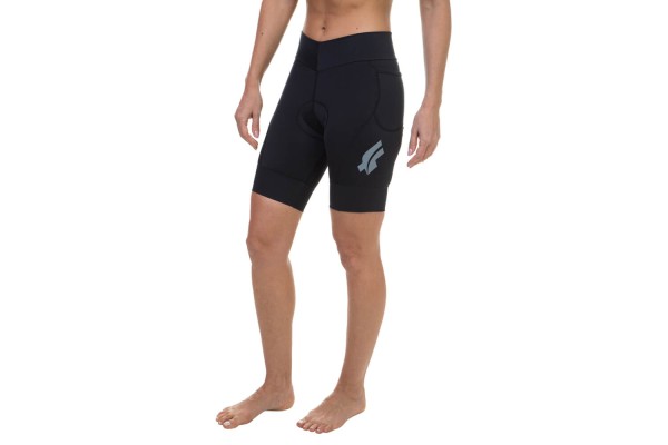 Encontraproduto.com.br - Bermuda de Ciclismo Flets Basic Compression Preta - Feminina