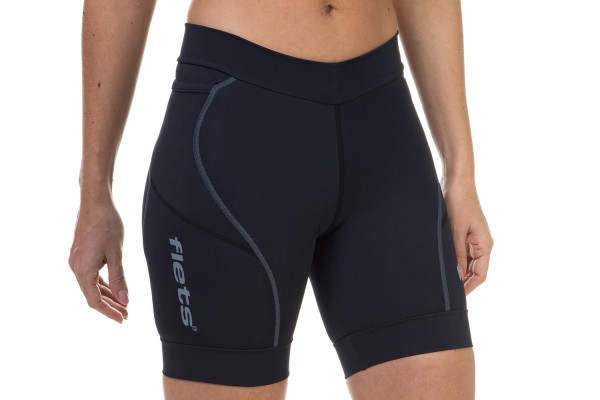 Encontraproduto.com.br - Bermuda Flets Multisports RUN Preta - Feminina