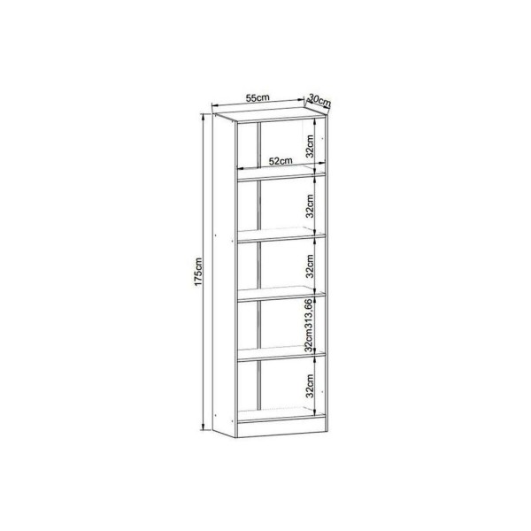 Encontraproduto.com.br - Armário Multiuso Casal Xangai c/ 2 Portas Preto - Genialflex