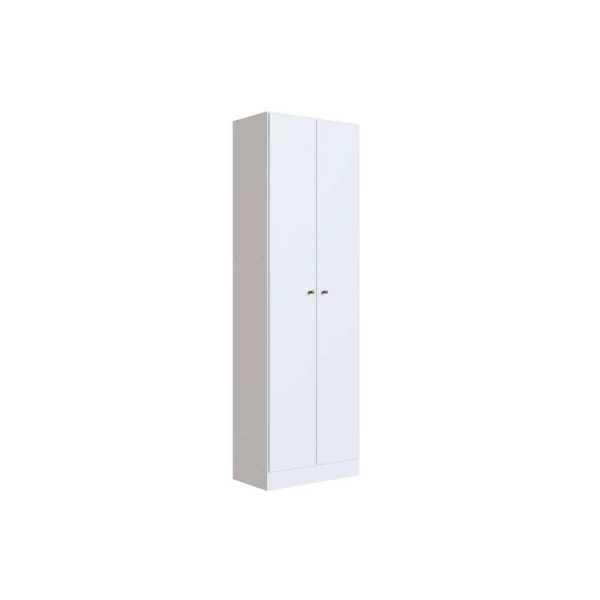 Encontraproduto.com.br - Armário Multiuso Casal Xangai c/ 2 Portas Branco - Genialflex