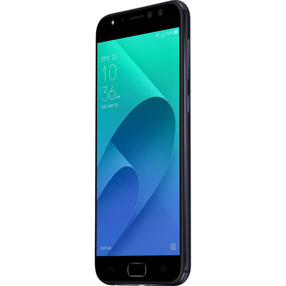 Smartphone Asus Zenfone 4 Selfie Pro Dual Chip Android 7.0 Quad Core 64GB 4GB Câmera 16MP Tela 5.5 Preto