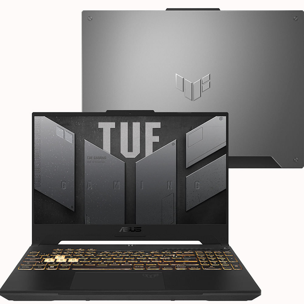 Encontraproduto.com.br - Notebook Gamer Asus TUF Gaming F15 512GB SSD 8GB de RAM, Intel Core I7, FX507ZC4-HN112, RTX3050, 12700H, KEEPOS, 15,6