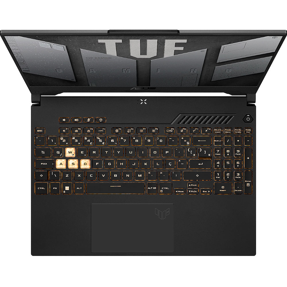Encontraproduto.com.br - Notebook Gamer Asus TUF Gaming F15 512GB SSD 8GB de RAM, Intel Core I7, FX507ZC4-HN112, RTX3050, 12700H, KEEPOS, 15,6