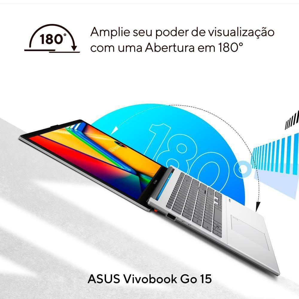 Encontraproduto.com.br - Notebook Asus Vivobook Go E1504ga Intel Core I3 N305 8gb Ram 256gb Ssd Windows 11 Tela 15,6