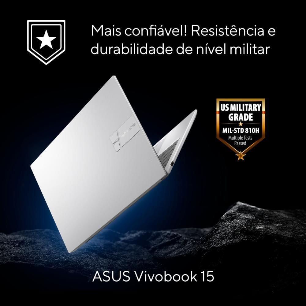 Encontraproduto.com.br - Notebook Asus Vivobook 15 256GB SSD 8GB de RAM I5 Prata