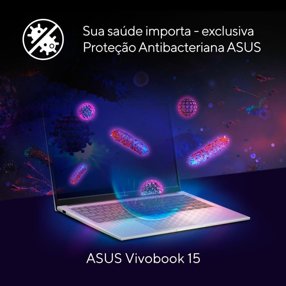 Encontraproduto.com.br - Notebook Asus Vivobook 15 256GB SSD 8GB de RAM I5 Prata