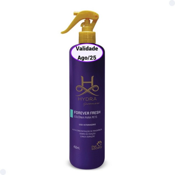 Hydra Groomers Colônia Forever Fresh 450ml Pet Society