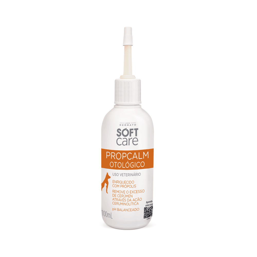 Limpeza Auricular com Própolis Propcalm Otológico Soft Care