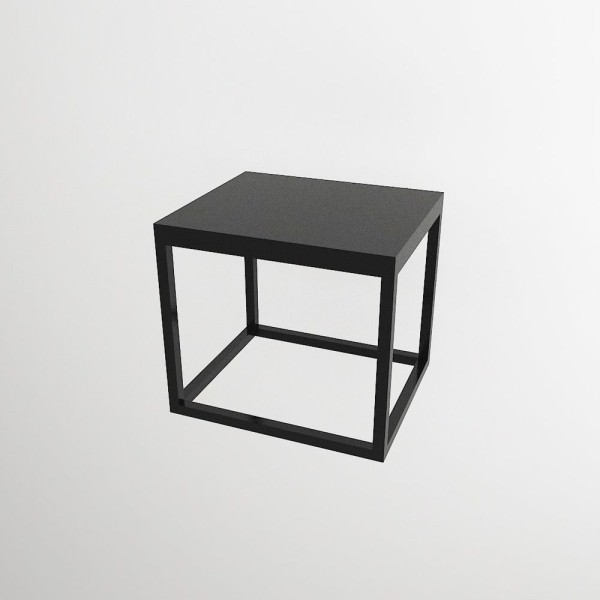 Encontraproduto.com.br - Mesa De Apoio Pequena Madeira E Metal - Preto - Mesa Para Laptop Ou Notebook, Mesa De Apoio