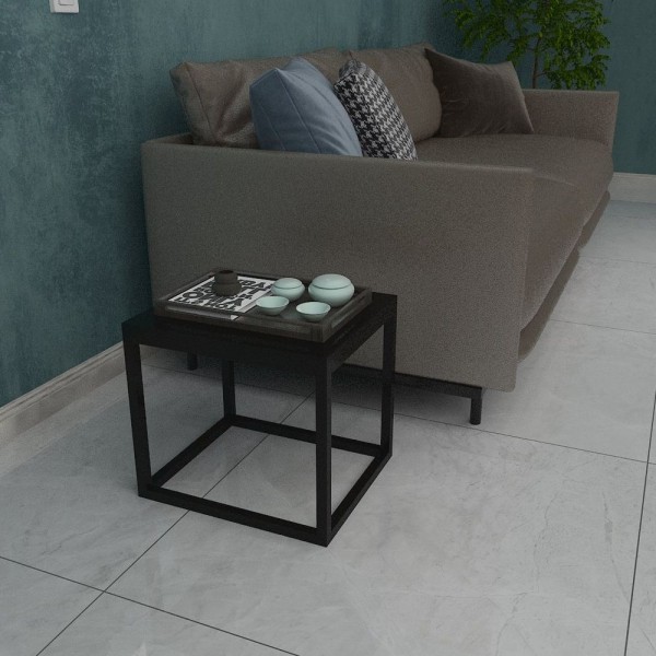 Encontraproduto.com.br - Mesa De Apoio Pequena Madeira E Metal - Preto - Mesa Para Laptop Ou Notebook, Mesa De Apoio