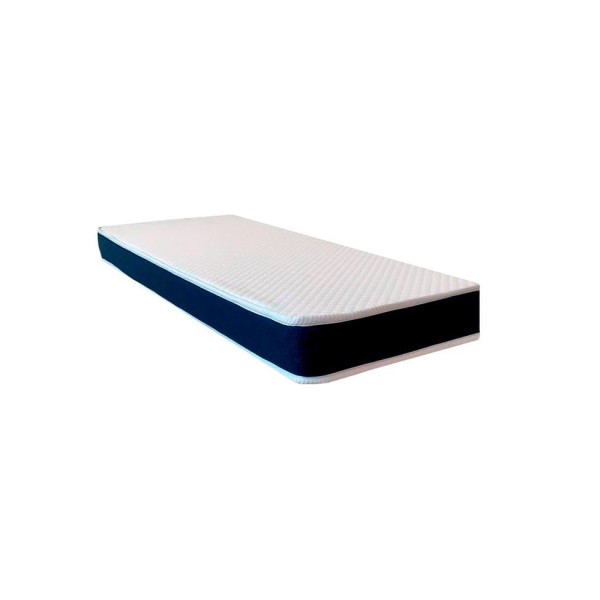 Encontraproduto.com.br - Colchão Solteiro King Guldi Duplo Plus D28 (16x96x203) Branco e Azul