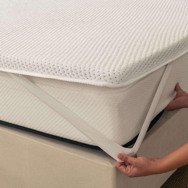 Pillow Top Solteiro King Guldi Soft com Espuma D30 com Alça (5x96x203) Branco