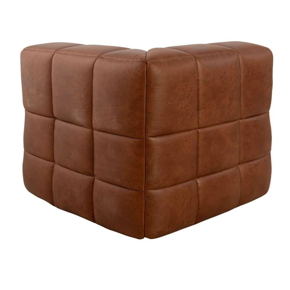 Encontraproduto.com.br - Módulo Canto Sofá Guldi Popup Corino Caramelo