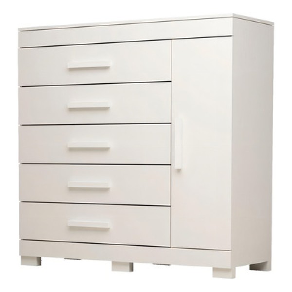 Cômoda 5 Gavetas 1 Porta Com Sapateira Rayane ACP