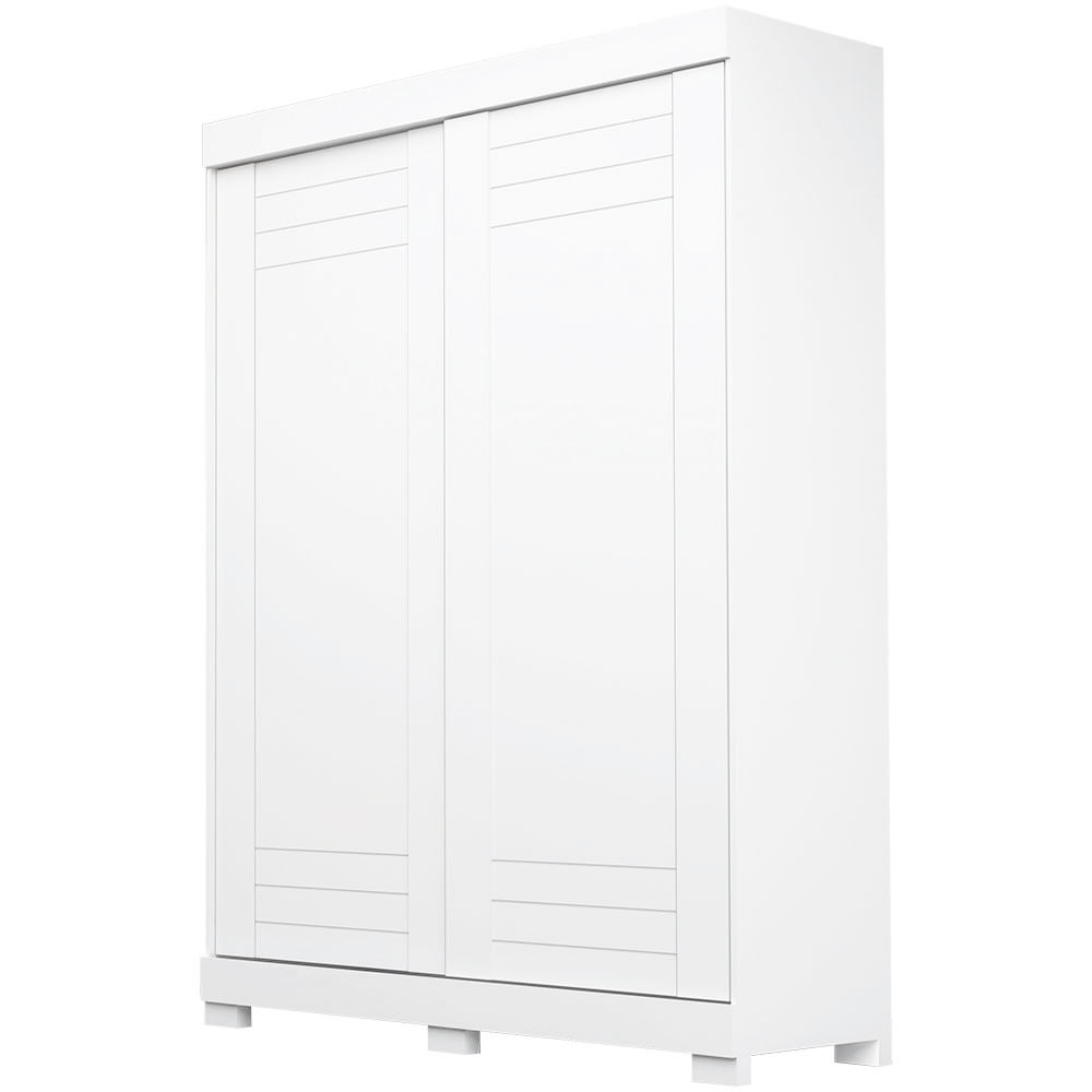 Encontraproduto.com.br - Guarda Roupa Solteiro com Pés 2 Portas de Correr 100% MDF Ayla ACP Móveis