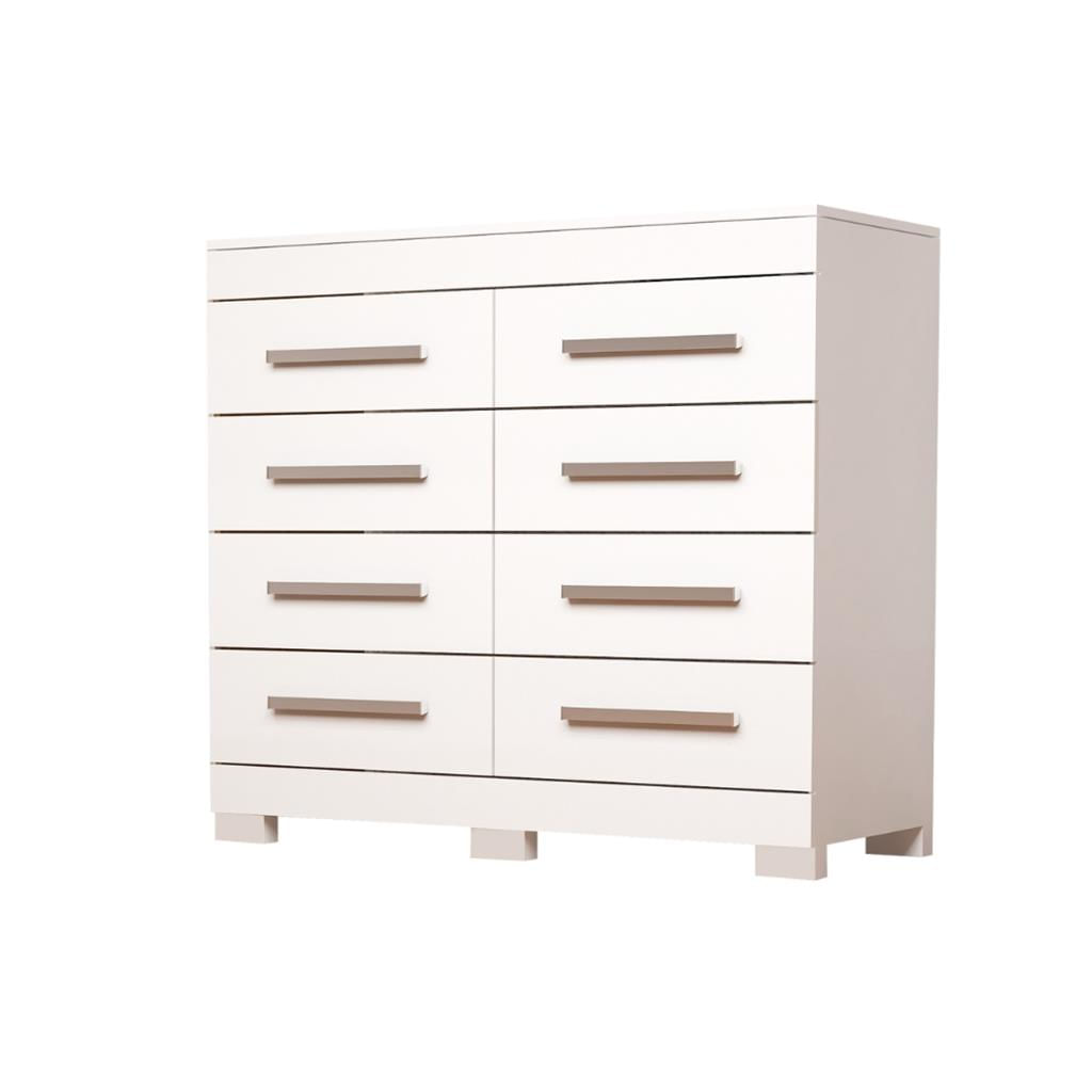 Encontraproduto.com.br - Cômoda ACP Nalu 8 Gavetas - Branco