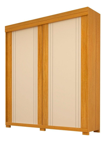 Encontraproduto.com.br - ROUPEIRO ACP LAURA NAT/OFW 2 PORTAS COM PÉS