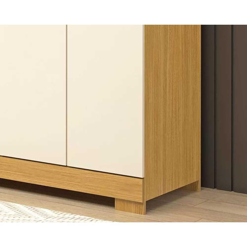 Guarda Roupa Casal 6 Portas e 2 Gavetas Lana Nature/Off White - ACP