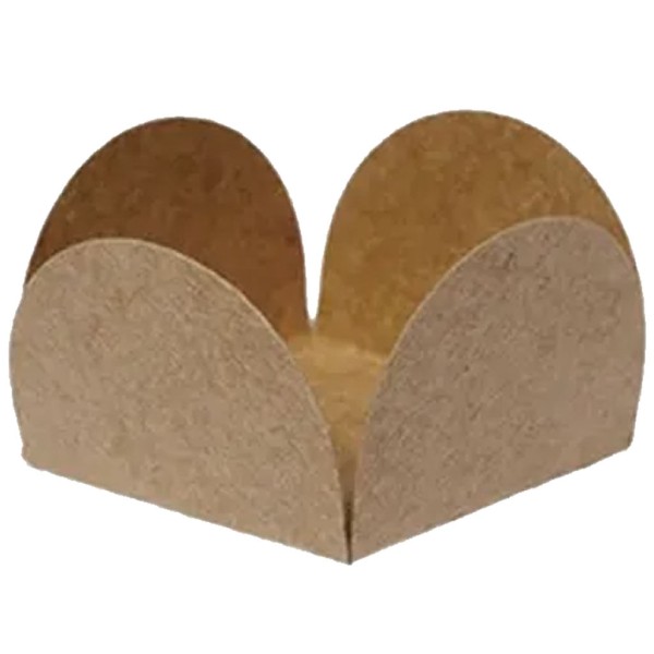 Forminha para Doces Kraft 4 Pétalas c/50 - NC Toys