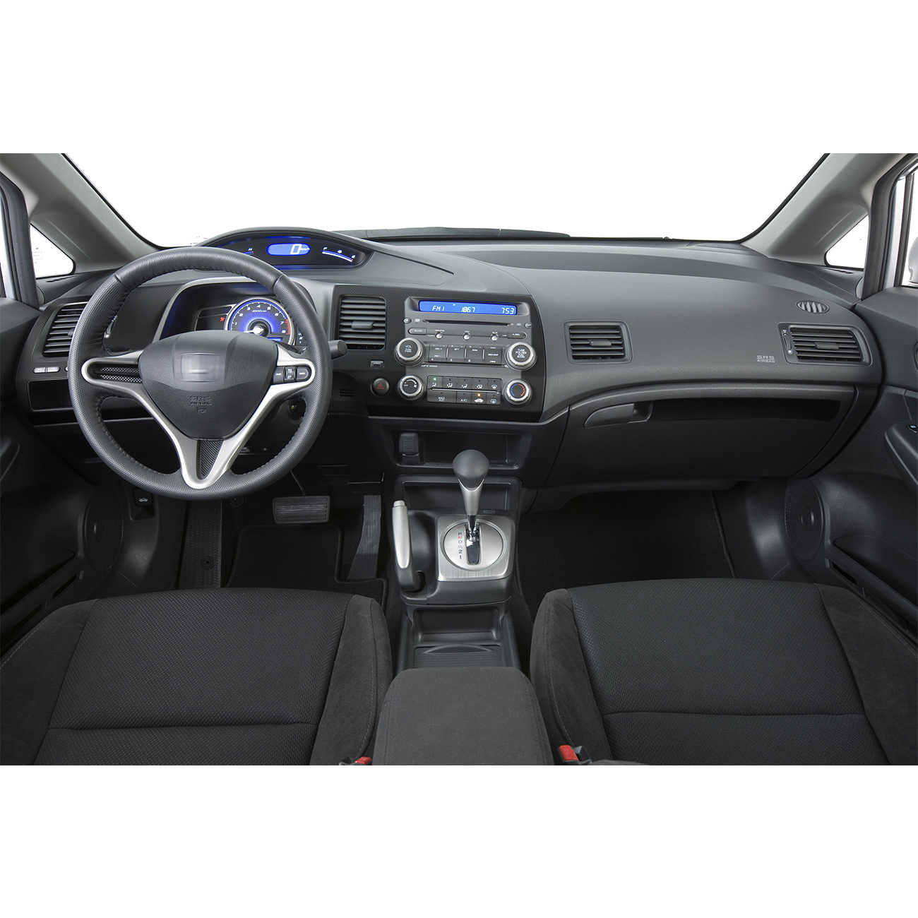 Encontraproduto.com.br - Kit Decorativo Adesivo Para Painel New Civic 98 A 00 Preto