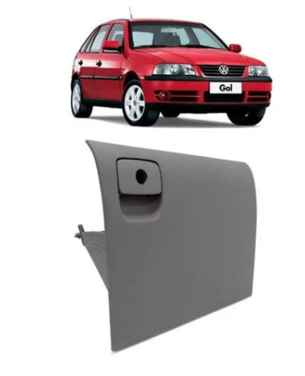 Encontraproduto.com.br - Tampa Porta Luva Vw Gol Parati Saveiro G3 Cinza Flanel Auto Quality 0200011