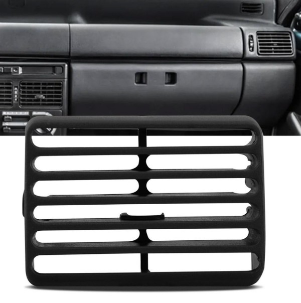 Encontraproduto.com.br - Difusor de Ar Uno Mille 1995 a 2013 Preto Retangular Painel Lateral