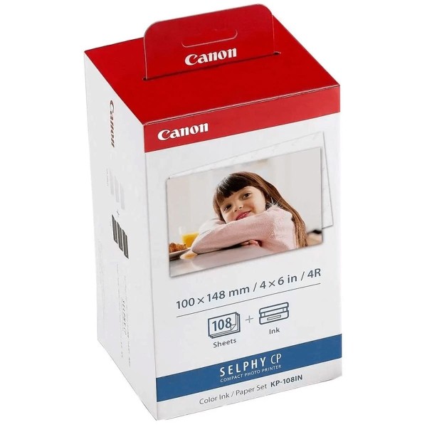 Papel Fotográfico Set Canon Kp36 E Kp108 (MP)